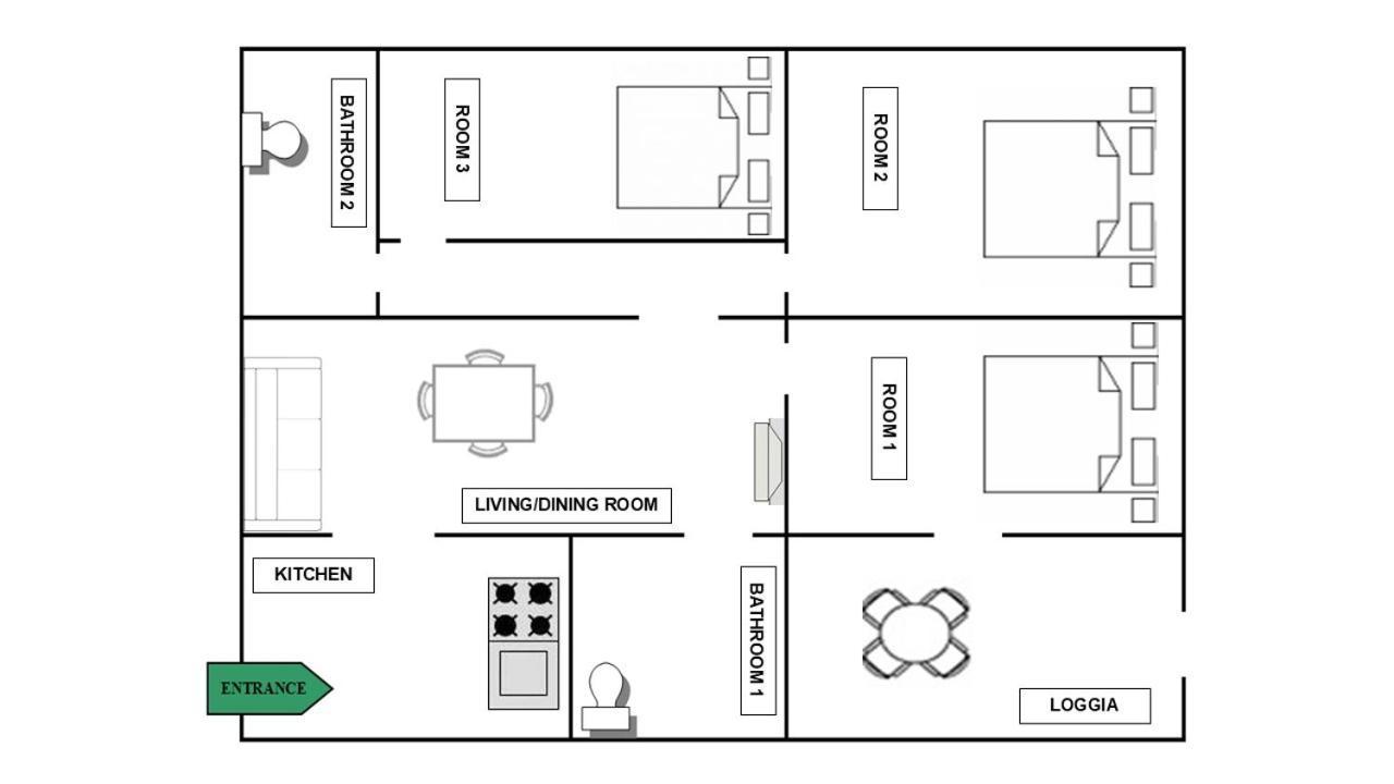 טרוגיר Apartments Gracia & Toni מראה חיצוני תמונה